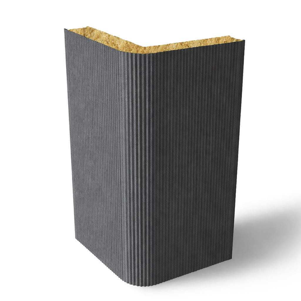 Угловая вертикальная панель МВ 200 мм RAL7024